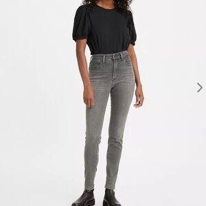 Levi's Women's High Rise Gray Jeans